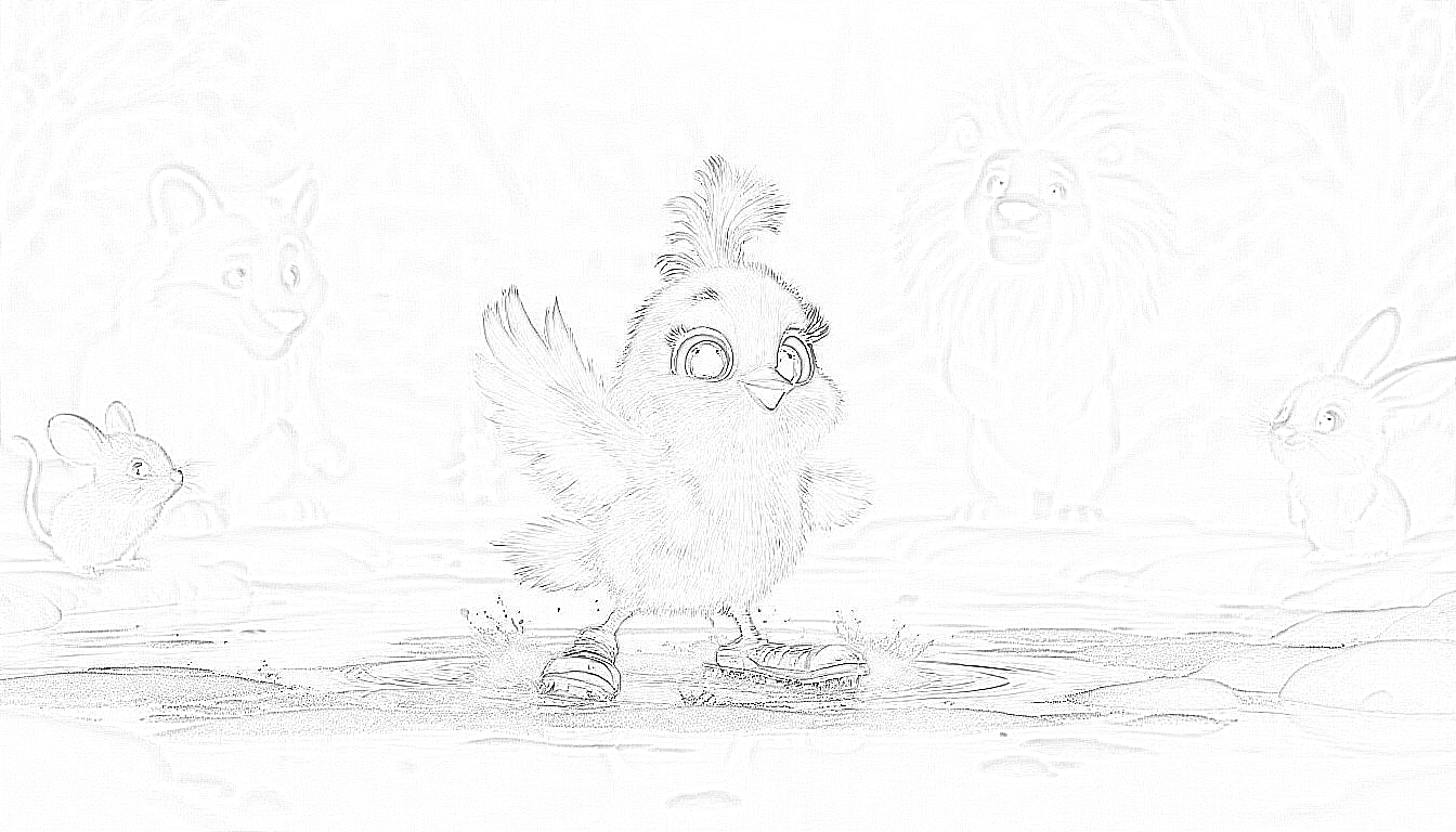 Malimbi, der Schlittschuh-Kanarienvogel