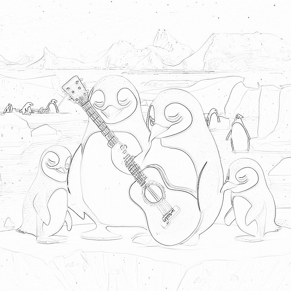 Zupfi der Pinguin und die magische Gitarre