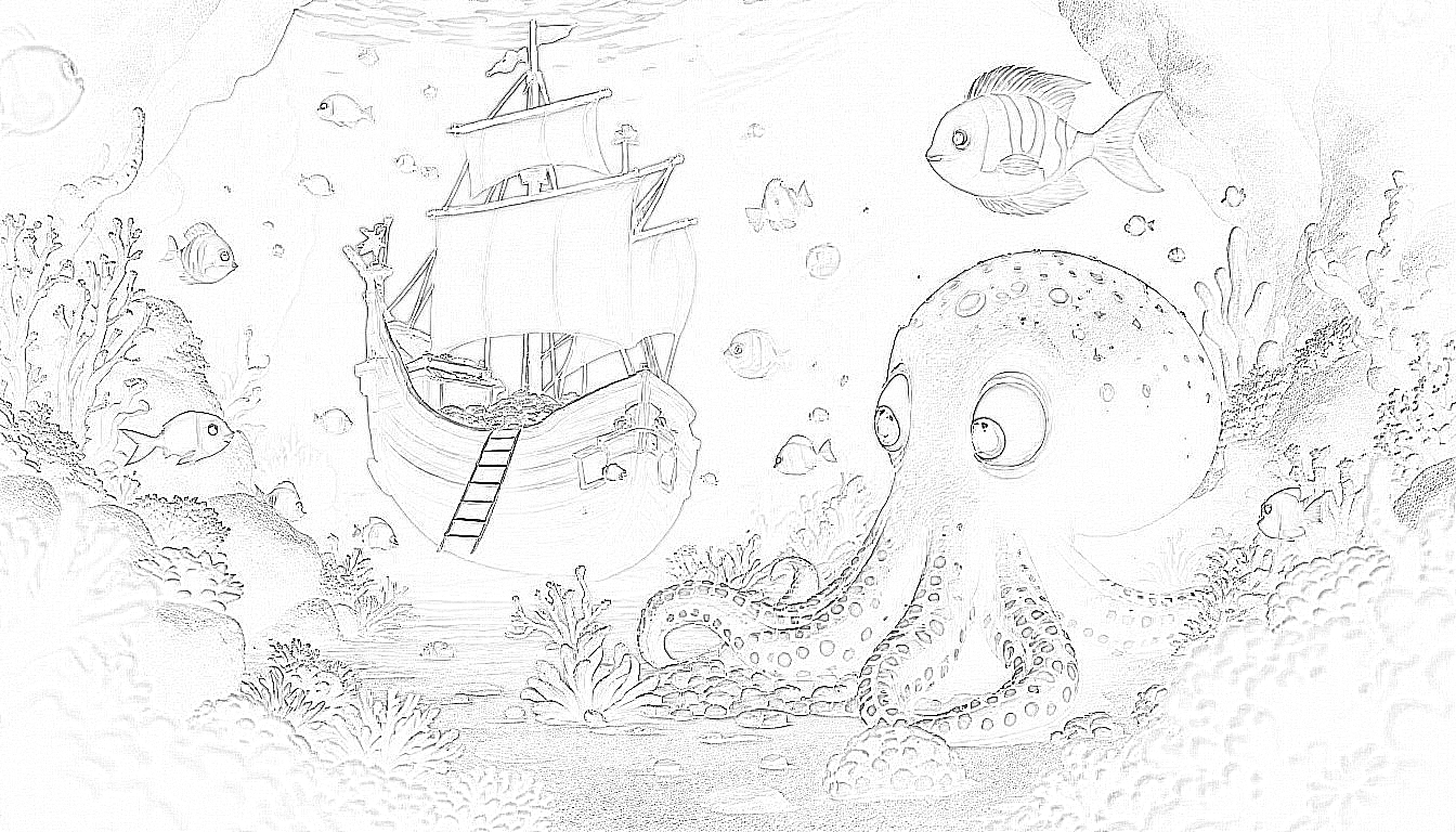 Otti Oktopus und das geheimnisvolle Schiffswrack