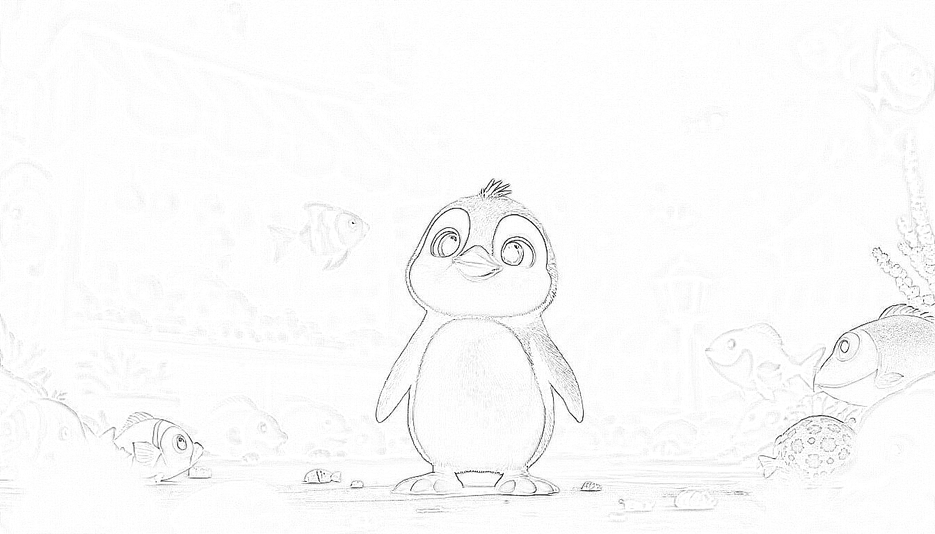 Freddy der Pinguin und das Abenteuer auf dem Fischmarkt