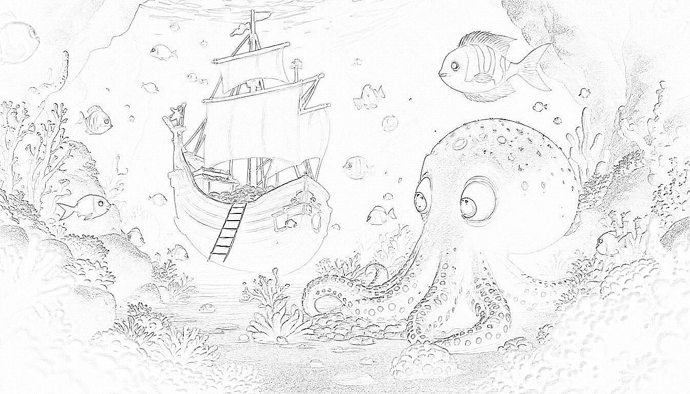 Otti Oktopus und das geheimnisvolle Schiffswrack