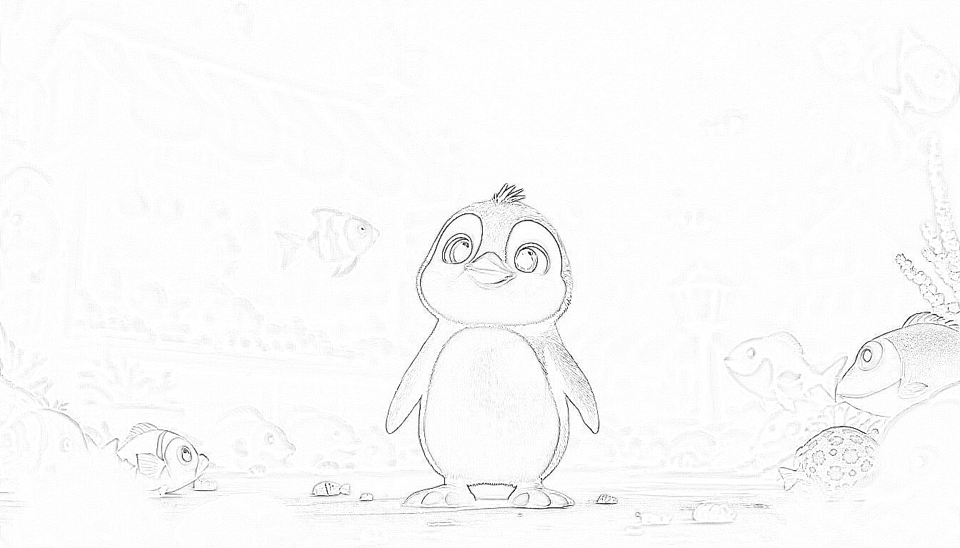 Freddy der Pinguin und das Abenteuer auf dem Fischmarkt